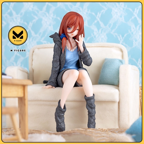 MÔ HÌNH Nakano Miku - Gotoubun no Hanayome - Noodle Stopper Figure - Kutsurogi Roomwear ver.(FuRyu) FIGURE CHÍNH HÃNG