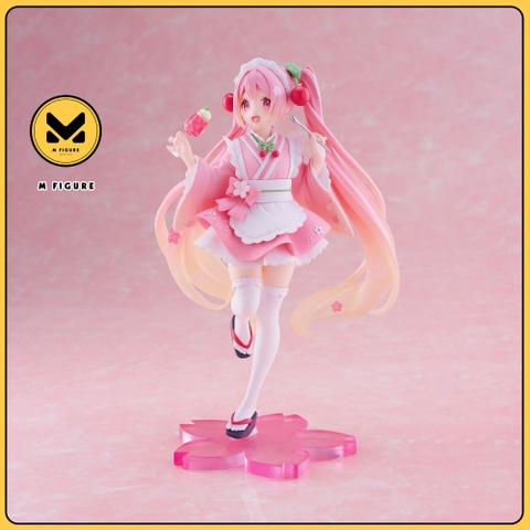 MÔ HÌNH Hatsune Miku - Vocaloid - Coreful Figure - Sakura, Wafuu Kissa ver. (Taito) FIGURE CHÍNH HÃNG