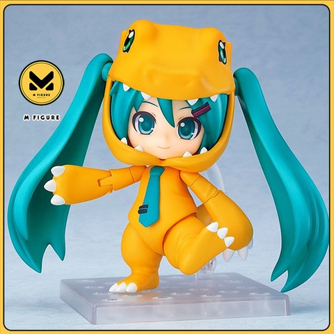 MÔ HÌNH Hatsune Miku - Digimon Adventure - Vocaloid  - Nendoroid (#1439) - Kigurumi Agumon Ver. (Good Smile Company, Plex) FIGURE CHÍNH HÃNG