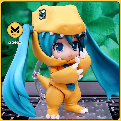 MÔ HÌNH Hatsune Miku - Digimon Adventure - Vocaloid  - Nendoroid (#1439) - Kigurumi Agumon Ver. (Good Smile Company, Plex) FIGURE CHÍNH HÃNG