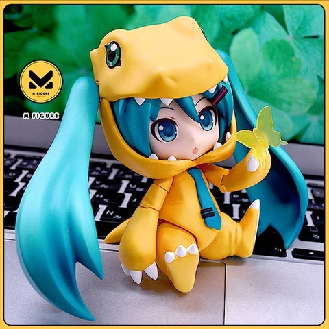 MÔ HÌNH Hatsune Miku - Digimon Adventure - Vocaloid  - Nendoroid (#1439) - Kigurumi Agumon Ver. (Good Smile Company, Plex) FIGURE CHÍNH HÃNG