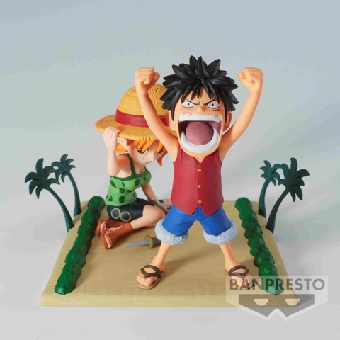 MÔ HÌNH Monkey D. Luffy & Nami - One Piece WCF Log Stories - 