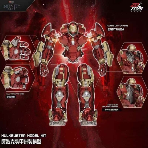 [PRE ORDER] MÔ HÌNH Hulk Buster - Avenger - Model Kit (ZD Toys) MODEL KIT CHÍNH HÃNG
