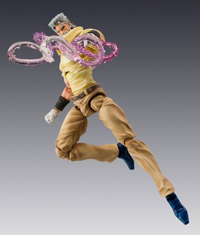[PRE-ORDER] MÔ HÌNH Joseph Joestar/Iggy - Jojo no Kimyou na Bouken - Stardust Crusaders - Super Action Statue (#17) (Medicos Entertainment) FIGURE CHÍNH HÃNG
