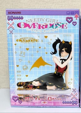 MÔ HÌNH Ame-chan - Needy Girl Overdose - Fig-Cube - Konami Prize Collection (Konami Arcade Games) FIGURE CHÍNH HÃNG