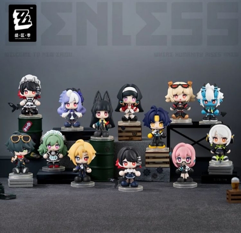 MÔ HÌNH BLIND BOX Zenless Zone Zero - Zenless Zone Zero TinyAgents - Zenless Zone Zero TinyAgents Q Figure Blind Box (All For Play) FIGURE CHÍNH HÃNG