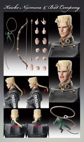 [PRE ORDER] MÔ HÌNH Nijimura Keichou - Bad Company - Jojo no Kimyou na Bouken - Diamond wa Kudakenai -  Super Action Statue (Medicos Entertainment) FIGURE CHÍNH HÃNG