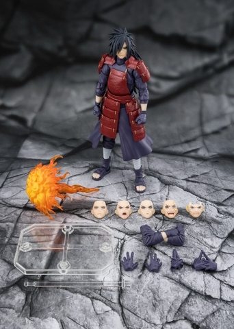 MÔ HÌNH Uchiha Madara - Naruto Shippuuden - S.H.Figuarts - Legend of Darkness (Bandai Spirits) ACTION FIGURE CHÍNH HÃNG