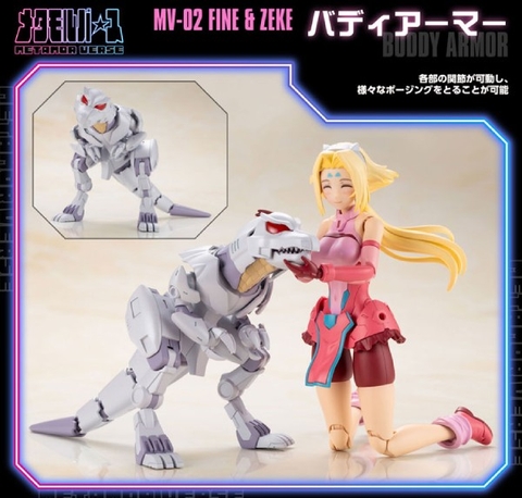 [PRE ORDER] MÔ HÌNH Fine Elisi Linette/Zeke -  Zoids - Metamor Verse (MV-02) - T-Spark - 1/10 (Kotobukiya) MODEL KIT CHÍNH HÃNG