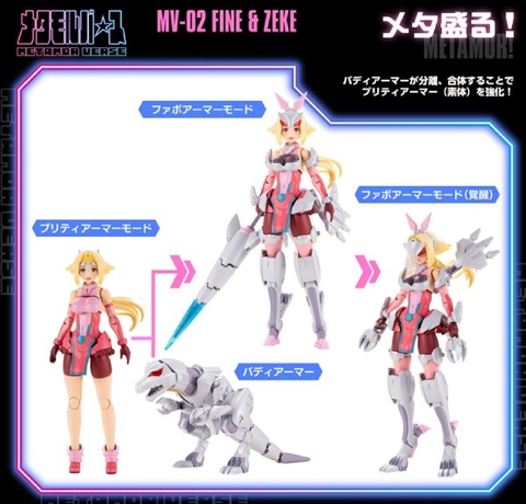 [PRE ORDER] MÔ HÌNH Fine Elisi Linette/Zeke -  Zoids - Metamor Verse (MV-02) - T-Spark - 1/10 (Kotobukiya) MODEL KIT CHÍNH HÃNG
