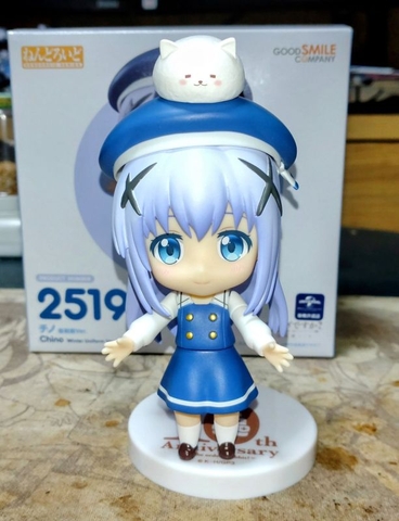 MÔ HÌNH Kafuu Chino/Tippy - Gochuumon wa Usagi Desu ka? Bloom - Nendoroid (#2519) - Winter Uniform Ver. (Good Smile Company) FIGURE CHÍNH HÃNG