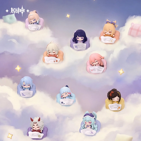 [PRE ORDER] MÔ HINH BLIND BOX Genshin Impact Cloud Pillow Dream Series - Genshin Impact -  Genshin Impact Cloud Pillow Dream Series Q Version Fridge Magnet Blind Box - Reizouko Magnet (miHoYo) FIGURE CHÍNH HÃNG