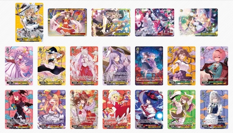 THẺ BÀI Weiss Schwarz - Touhou Project ~ Black and White Lotus Land - Booster Box (Bushiroad) PACK CARD CHÍNH HÃNG