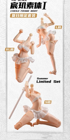MÔ HÌNH Chenji plain body frame - 1/12 (không gồm đầu) ACTION FIGURE CHÍNH HÃNG