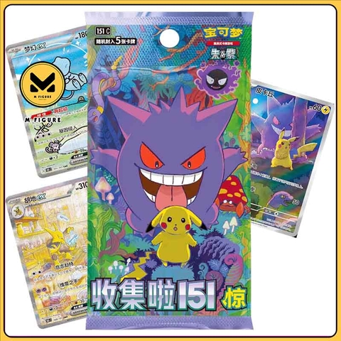 THẺ BÀI POKEMON 151 Suprise - 151C Suprise Collection - Slim  (Pokemon Shanghai) - PACK CARD CHÍNH HÃNG