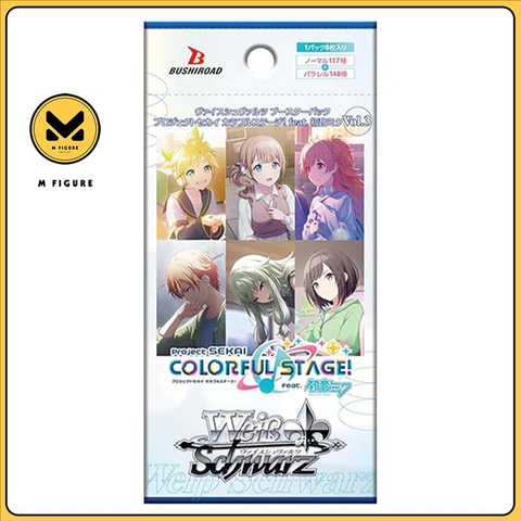 THẺ BÀI Project SEKAI COLORFUL STAGE! feat. Hatsune Miku Vol.3 - Weiss Schwarz - Booster Box (Bushiroad) PACK CARD CHÍNH HÃNG