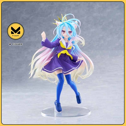 MÔ HÌNH Shiro - No Game No Life - Coreful Figure - Nekomimi Seifuku ver. (Taito) CHÍNH HÃNG