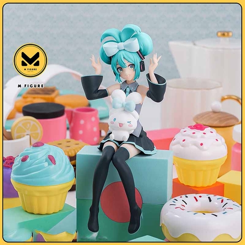 MÔ HÌNH HATSUNE MIKU - HATSUNE MIKU X CINNAMOROLL - PREMIUM CHOKONOSE FIGURE (SEGA) FIGURE CHÍNH HÃNG