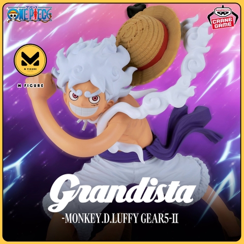 MÔ HÌNH Monkey D. Luffy - One Piece - Grandista - Gear 5, II (Bandai Spirits) FIGURE CHÍNH HÃNG