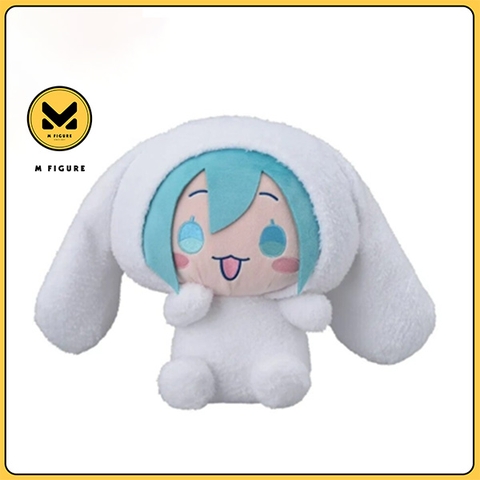 BÔNG Hatsune Miku - Sanrio Characters - Vocaloid - Hatsune Miku x Cinnamoroll Mascot (SEGA) PLUSHIE CHÍNH HÃNG