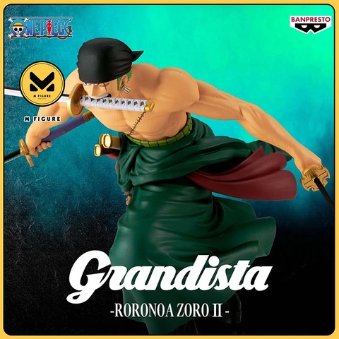 [Pre Order] MÔ HÌNH Roronoa Zoro - One Piece - Grandista - II (Bandai Spirits) FIGURE CHÍNH HÃNG
