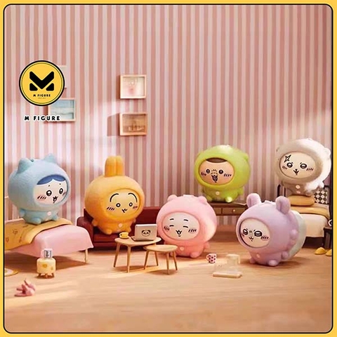 MÔ HÌNH Blind Box Chiikawa - Chiikawa Pajamas Face-Changing Series Blind Box - Mascot Keychain - Miniso x Chiikawa (Miniso) FIGURE CHÍNH HÃNG