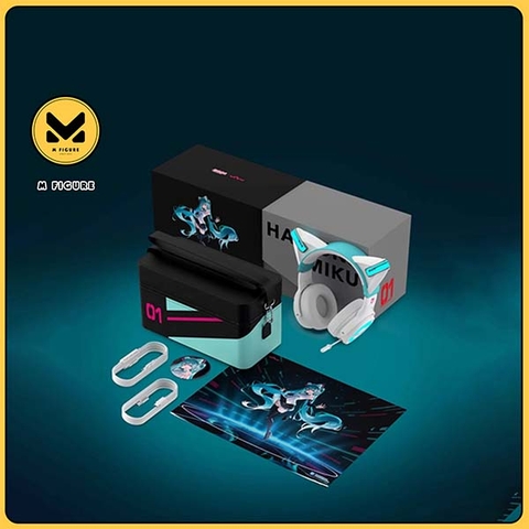 TAI NGHE Hatsune Miku - Piapro Characters - Hatsune Miku NX Cat Ear Bluetooth Wireless Headphones (YOWU) HEADPHONES CHÍNH HÃNG