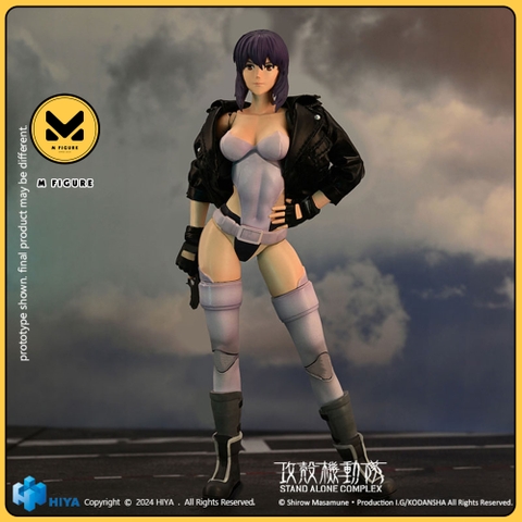 MÔ HÌNH Motoko Kusanagi - Ghost in the Shell STAND ALONE COMPLEX - 1/12 Action Figure (Hiya Toys) FIGURE CHÍNH HÃNG