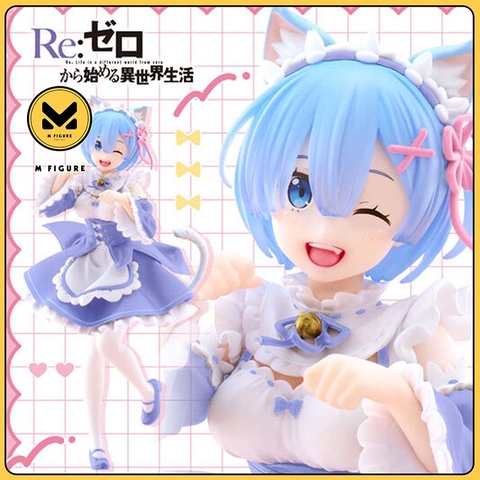 MÔ HÌNH Rem - Re:Zero Kara Hajimeru Isekai Seikatsu - Coreful Figure - Nekomimi Maid ver., Renewal (Taito) FIGURE CHÍNH HÃNG