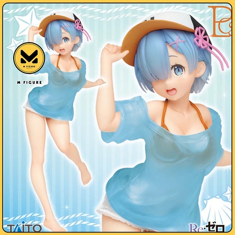 MÔ HÌNH Rem - Re:Zero Kara Hajimeru Isekai Seikatsu - Precious Figure - T-shirt Swimsuit ver., Renewal (Taito) FIGURE CHÍNH HÃNG