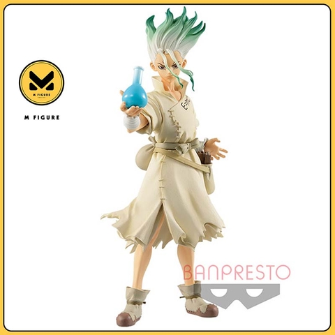 MÔ HÌNH Ishigami Senkuu - Dr. Stone - Figure of Stone World: Zoukei no Kagaku (Bandai Spirits) FIGURE CHÍNH HÃNG