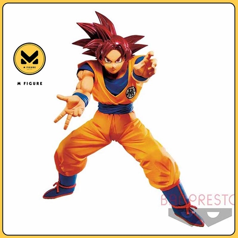 MÔ HÌNH Son Goku SSJ God - Dragon Ball Super - Maximatic (V) (Bandai Spirits) FIGURE CHÍNH HÃNG