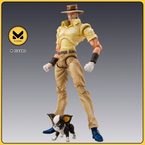 [PRE-ORDER] MÔ HÌNH Joseph Joestar/Iggy - Jojo no Kimyou na Bouken - Stardust Crusaders - Super Action Statue (#17) (Medicos Entertainment) FIGURE CHÍNH HÃNG