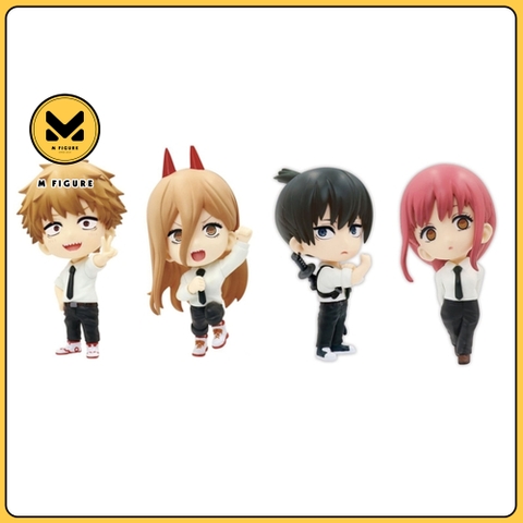 MÔ HÌNH CHÍNH HÃNG DENJI - POWER - MAKIMA - AKI - Chainsaw Man - Deformed Figure vol.1-2 ( Taito )