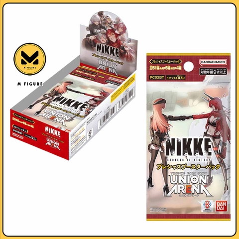 THẺ BÀI Goddess of Victory: NIKKE - UNION ARENA - Booster Pack PC02BT (Bandai) PACK CARD CHÍNH HÃNG