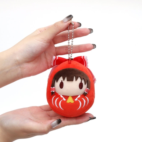 MÓC KHÓA BÔNG Hakurei Reimu - Touhou Project - Daruma Nuigurumi (Movic) PLUSH CHÍNH HÃNG