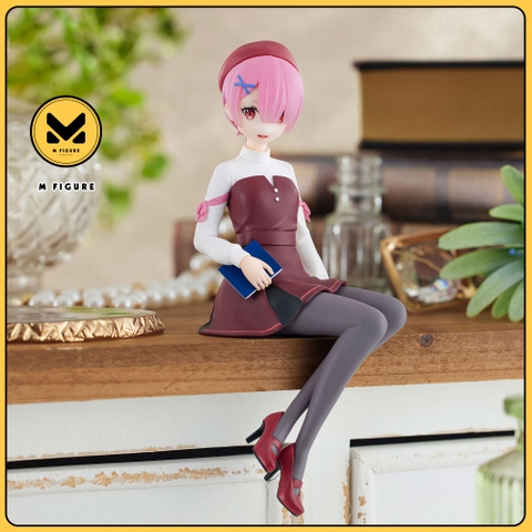 MÔ HÌNH Ram - Re:Zero kara Hajimeru Isekai Seikatsu - Noodle Stopper Figure - Bungaku Style (FuRyu) FIGURE CHÍNH HÃNG