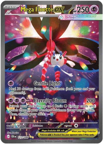 THẺ BÀI Pokemon -Mega Evolution- Chaos Rising- (The Pokemon Company) PACK CARD CHÍNH HÃNG