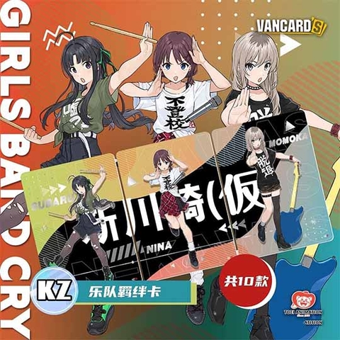 THẺ BÀI VANCARD - GIRLS BAND CRY - Rock Series (Picture x Metaverse) - PACK CARD CHÍNH HÃNG
