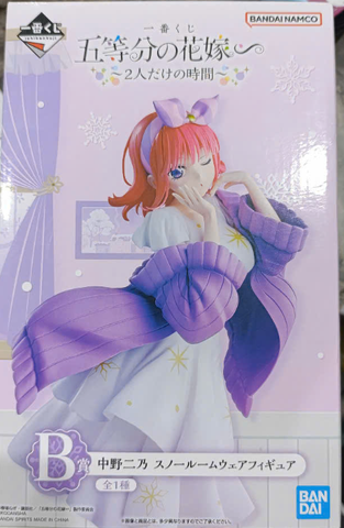 MÔ HÌNH Nakano Nino - Gotoubun no Hanayome - Ichiban Kuji(B Prize) - Snow Room Wear (Bandai Spirits) FIGURE CHÍNH HÃNG
