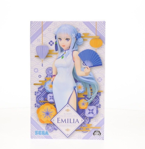 MÔ HÌNH Emilia - Re:Zero Kara Hajimeru Isekai Seikatsu - Dragon-Dress Ver. (SEGA) FIGURE CHÍNH HÃNG