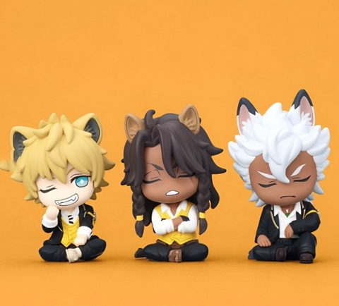 MÔ HÌNH Twisted Wonderland - Katazun Fig. - Katazun Fig. Disney Twisted Wonderland Vol. 3 Savanaclaw Ryou & Ignihyde Ryou (Takara Tomy A.R.T.S) FIGURE CHÍNH HÃNG