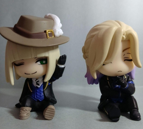 MÔ HÌNH Twisted Wonderland - Katazun Fig. - Katazun Fig. Disney Twisted Wonderland Vol. 4 Scarabia Ryou & Pomefiore Ryou (Takara Tomy A.R.T.S) FIGURE CHÍNH HÃNG