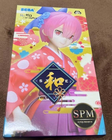 MÔ HÌNH Ram - Re:Zero Kara Hajimeru Isekai Seikatsu - SPM Figure - Wa-Style. (SEGA) FIGURE CHÍNH HÃNG