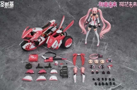 MÔ HÌNH Hatsune Miku - Vocaloid - Sakura, Sakura Express (SOSKILL) MODEL KIT CHÍNH HÃNG