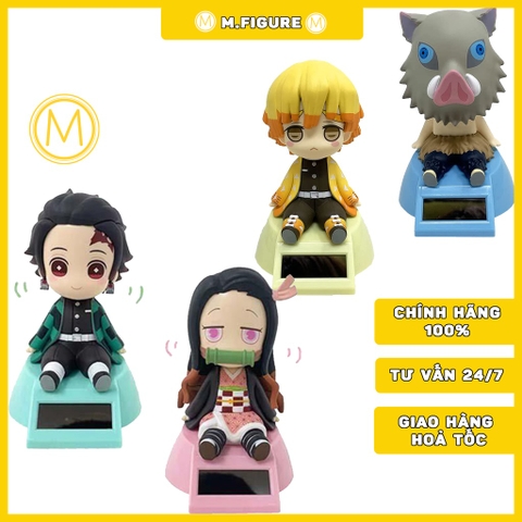 TANJIRO, NEZUKO, ZENITSU, INOSUKE LẮC LƯ - SWINGING SOLAR FIGURE ( FURYU )
