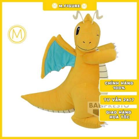DRAGONITE NHỒI BÔNG CHÍNH HÃNG BANPRESTO - POKEMON - DRAGONITE PLUSH