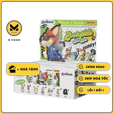 BLIND BOX MÔ HÌNH Zootopia - Best Duo Series (52Toys) FIGURE CHÍNH HÃNG