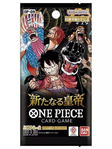 THẺ BÀI One Piece Card Game - OP09 – Emperors in the New World Cards (BANDAI) PACK CARD CHÍNH HÃNG