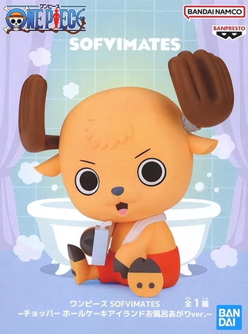 MÔ HÌNH Tony Tony Chopper - One Piece - Sofubi Figure - Sofvimates - Whole Cake Island Ofuro Agari ver. (Bandai Spirits) FIGURE CHÍNH HÃNG